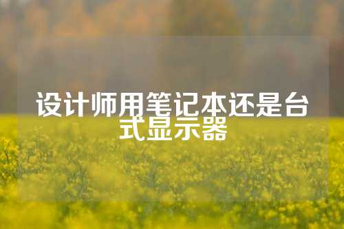 设计师用笔记本还是台式显示器