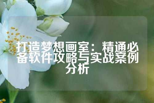 打造梦想画室：精通必备软件攻略与实战案例分析
