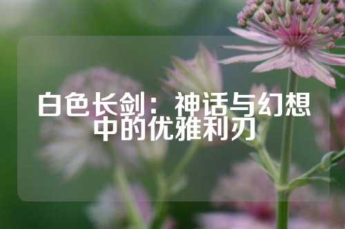 白色长剑：神话与幻想中的优雅利刃